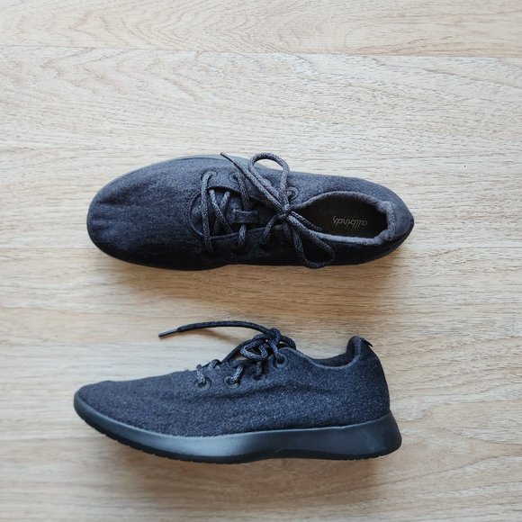 Allbirds The Wool Runner Sneaker Supper Fine NZ Merino Wool Lace Black main image 10